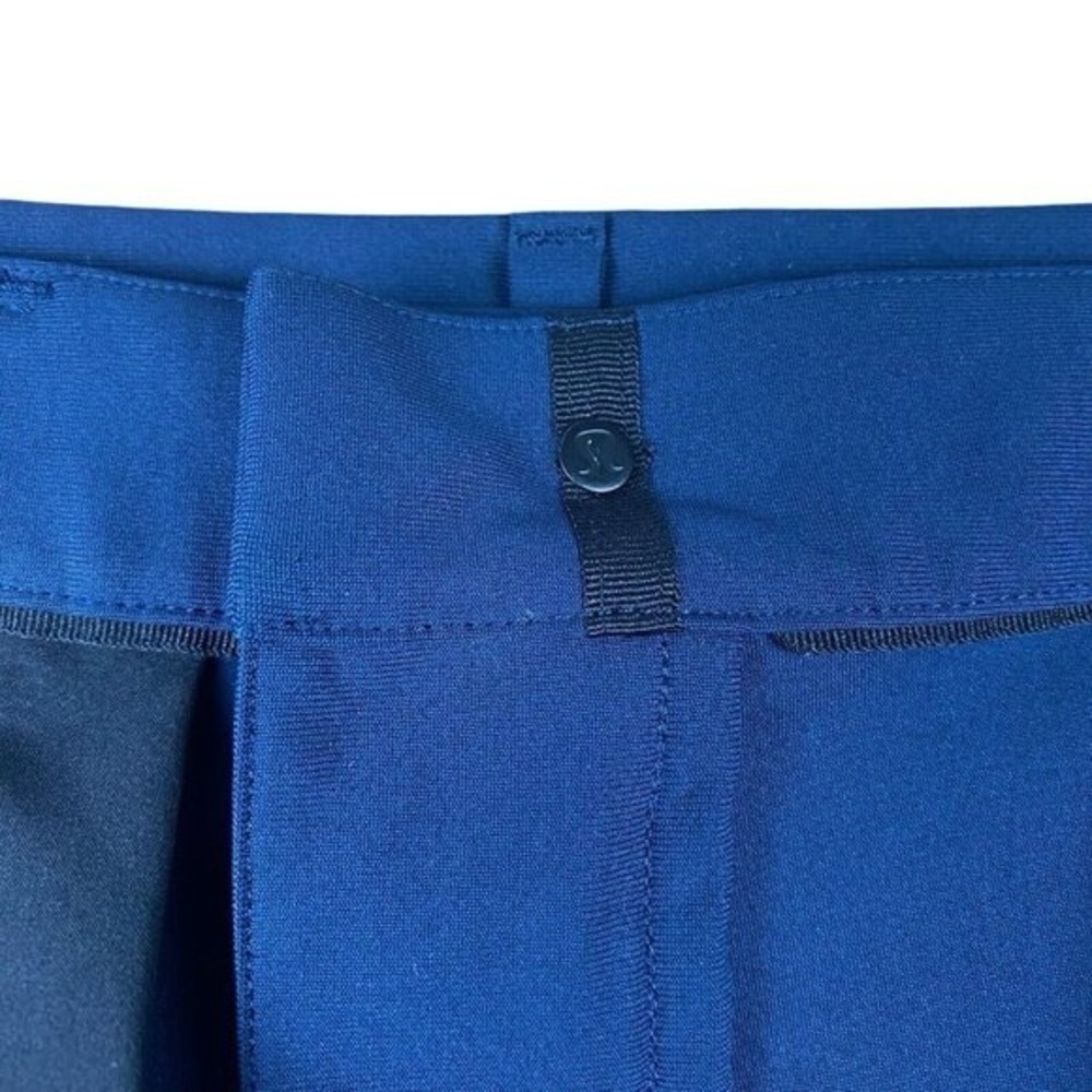 Lululemon Mens Commission Slim Fit Pants Warpstreme Blue US 34 - Picture 8 of 10